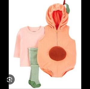 NWT Carter's Peach Halloween costume 12-18 months